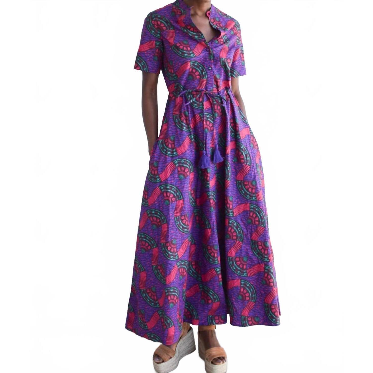 New Never A Wallflower Kelli Short Sleeve Maxi Dress In Ruby Wax